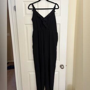 Black Sleeveless Jumpsuit